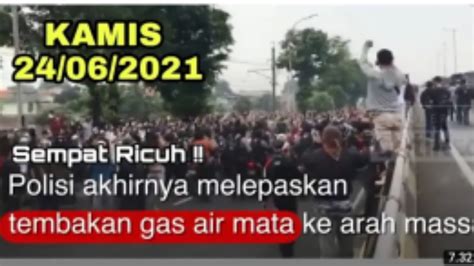 Massa Demo Hari Ini Di Jakarta 24 Juni 2021 Sidang Habib Rizieq Shihab