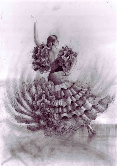 Flamenco Dancer Drawing At Getdrawings Free Download