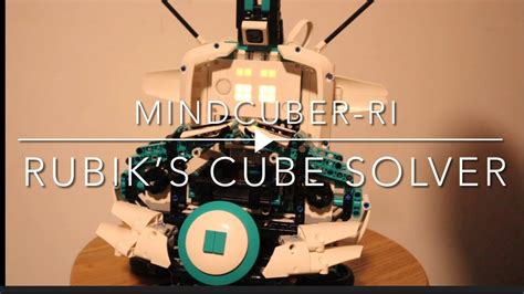 Rubiks Cube Solver By Mindcuber Lego Mindstorms Youtube