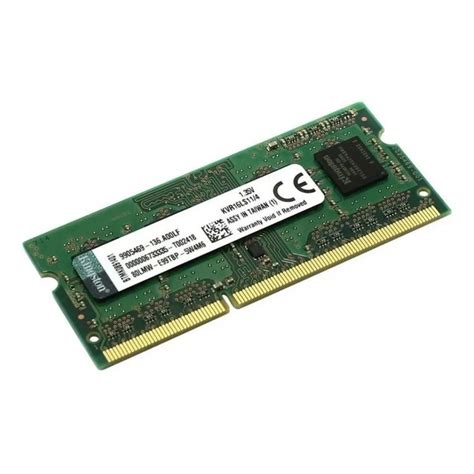 Mem Ria Ram Valueram Color Verde Gb Kingston Kvr Ls Em Promo O