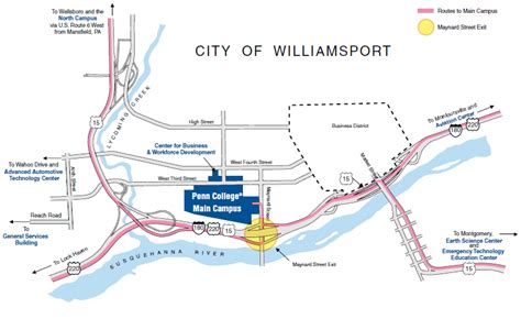 Penn College Campus Map