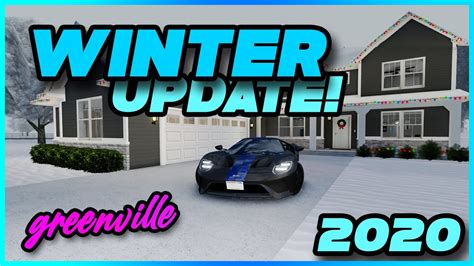 Greenville Winter Update 2020 Chilly Update ROBLOX GREENVILLE