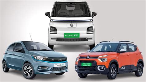 Mg Comet Ev Tata Tiago Ev Or Citroen E C Which Ev Suits You More