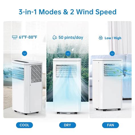 Portable Air Conditioner 10000 Btu Portable Ac Unit With Window Kit On Sale Bed Bath