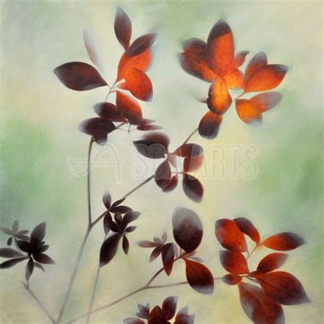 Red Leaves, Flower Oil Painting for Sale SOAOP0619452IM| SOA ARTS