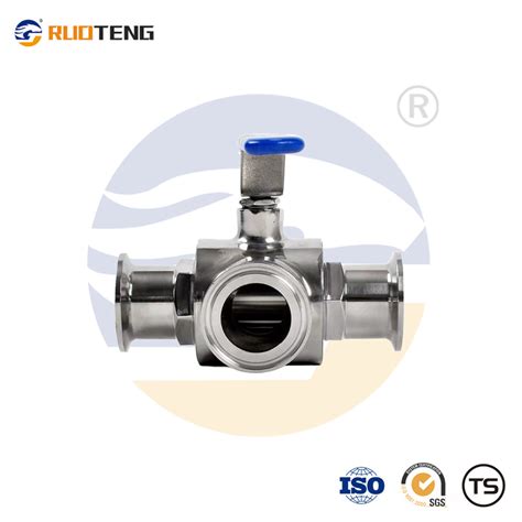 Ruoteng Sms A Sanitary Stainless Steel Manual Way Ball Valves