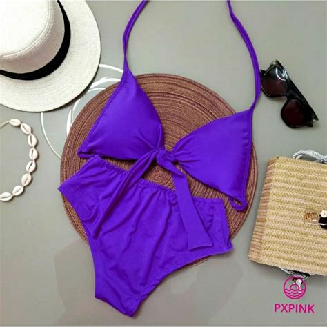 Biquini Hot Pant Cós Conjunto Sutiã Calcinha Cintura Alta Moda Praia E Assa Delta Top Shopee