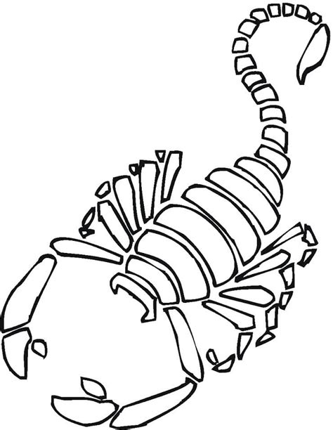 Desenhos De Escorpi O Para Colorir E Imprimir Colorironline