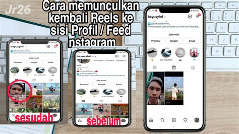 Cara Memunculkan Mengembalikan Reels Ig Ke Feed Profil Instagram