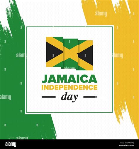 Jamaica Independence Day. Independence of Jamaica. Holiday, celebrated ...