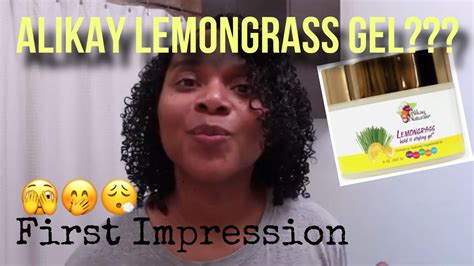 Alikay Naturals Lemongrass Hold It Styling Gel First Impression Wash And Go Natural Hair