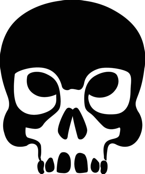 Skull Silhouette Vector 40866941 Vector Art at Vecteezy