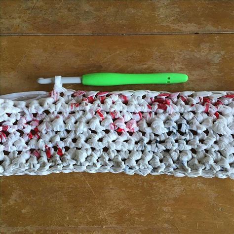 Crochet For Charity With This Plastic Mat Pattern Plastic Bag Crochet