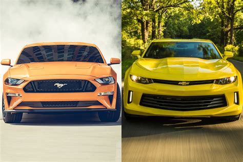 2019 Ford Mustang Vs 2019 Chevrolet Camaro Which Is Better Autotrader