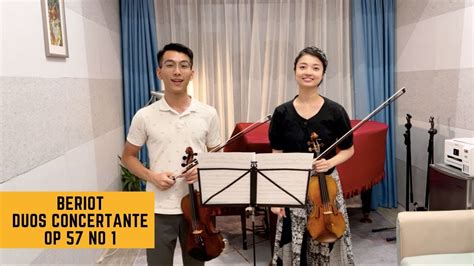 Th Hksmf Violin Senior Duet Beriot Duos Concertante Op No By