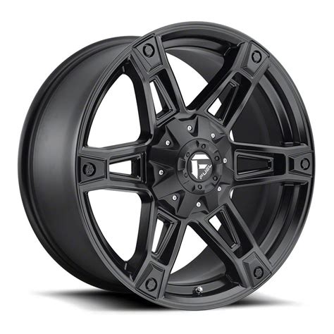 Fuel Wheels Silverado 1500 Dakar Matte Black 6 Lug Wheel 20x9 20mm