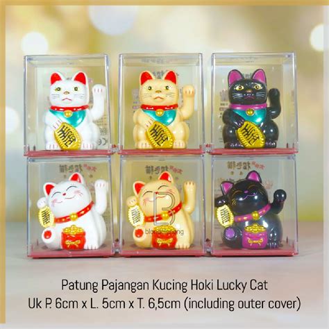 Jual Pajangan Patung Hiasan Boneka Kucing China Hoki Maneki Neko