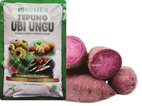 Prodes Purple Sweet Potato Flour 1Kg Inti Eka Trading