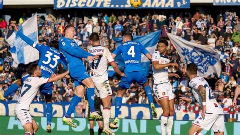 Genoa y Johan Vásquez se llevan un punto de su visita al Empoli