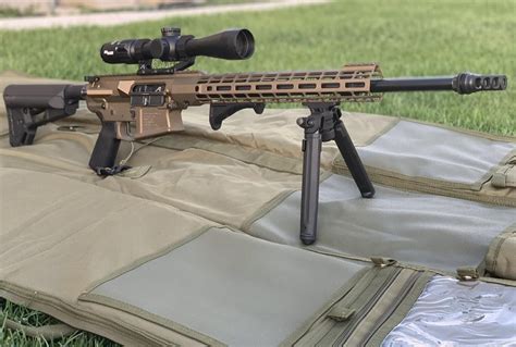 My first custom AR10 .308 build in Burnt Bronze : AR10