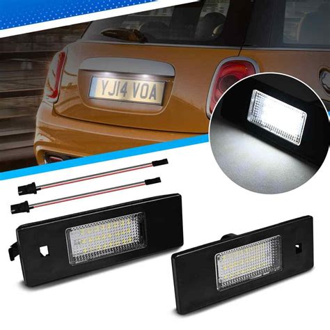 Pcs Smd Led Number License Plate Light Auto Lamp For Bmw E E