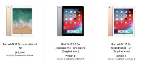 Consomac L iPad 9 7 pouces de 2018 débarque sur le Refurb