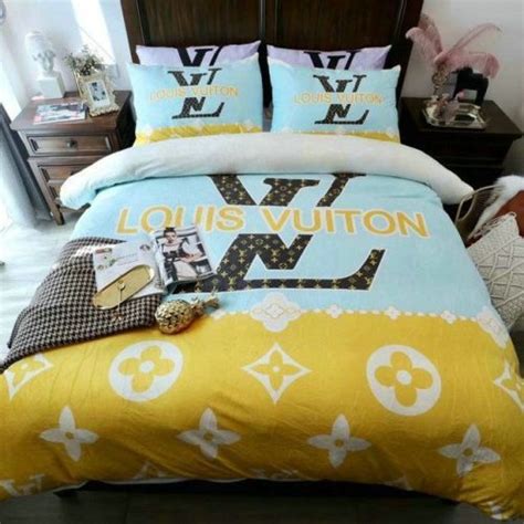 Louis Vuitton Brown Monogram Comforter Bedding Set Rever Lavie