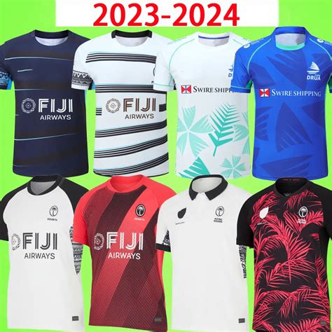 DHgate Fiji Sevens Rugby Jersey National Team World Cup 7s Home