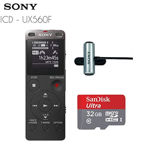 Sony Stereo Ic Recorder Icd Ux F Buildermall