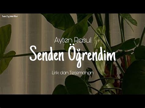 Senden Rendim Cover By Ayten Rasul Lirik Terjemahan Indonesia Youtube