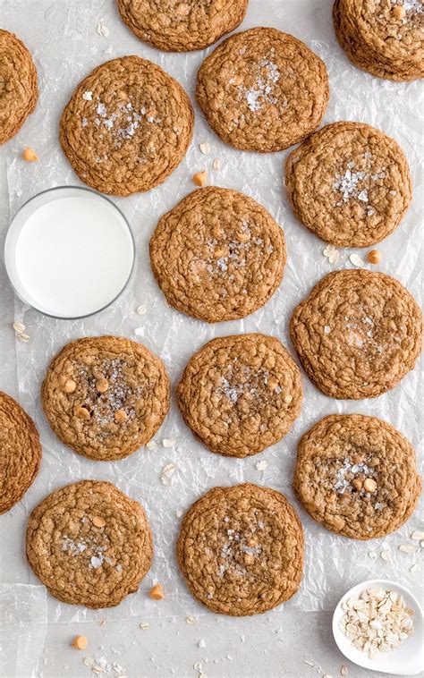 Salted Brown Butter Butterscotch Oatmeal Cookies Ambitious Kitchen