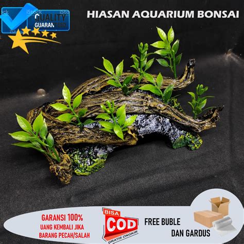 Jual Hiasan Aquarium Jembatan Bonsai L Hiasan Akuarium Pohon Jembatan