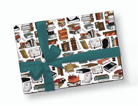 13 Best Book Wrapping Paper Designs Bona Fide Bookworm