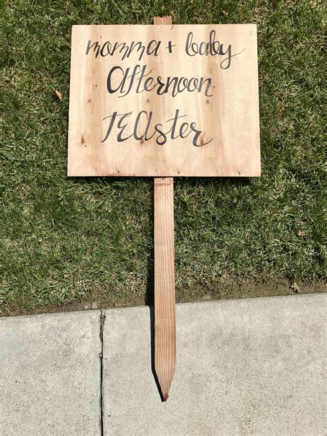 Custom Wood Sign Yard Stake Or Hanging 20 X 20 Etsy