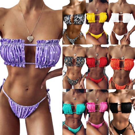 Str J K Pielowy Bikini Push Up Stringi Modeli Allegro Pl