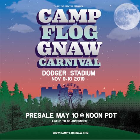 Tyler The Creator Announces 8th Annual Camp Flog Gnaw Carnival