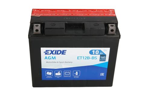 Bike Exide ET12B BS 12V 10Ah MAKS POWER