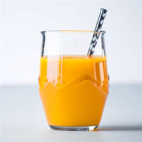 Premium AI Image | A cup of orange juice