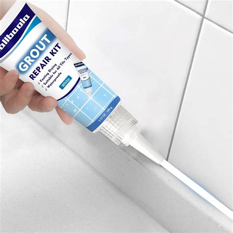 Tile Grout Repair Kit 2 Pack White Grout Filler Tube Grout Repair For