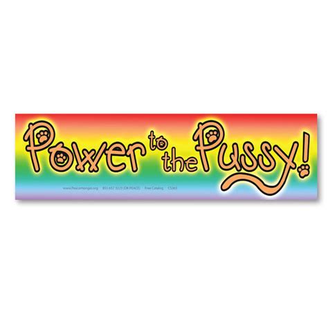 CM Power To The Pussy People Women S March Protest Rally Sign Mini Sticker Decal Or Magnet Etsy