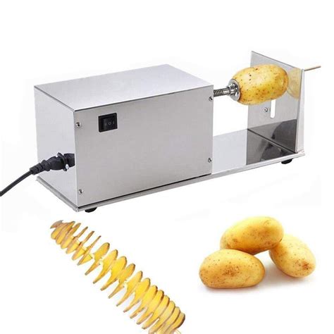 Aldkitchen Electric Potato Slicer Stainless Steel Twisted Potato