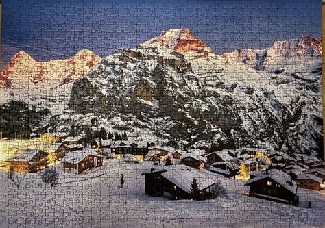 Puzzle Beautiful Mountains Eiger M Nch Jungfrau Kaufen Auf Ricardo