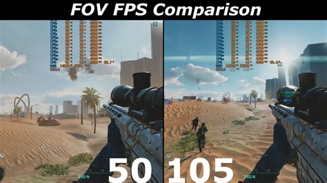 LOW FOV V HIGH FOV FPS Test COMPARISON Battlefield 2042 YouTube