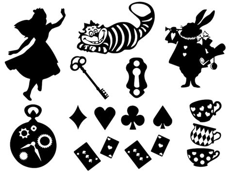 Alice In Wonderland Svg For Cricut Silhouette Alice Etsy