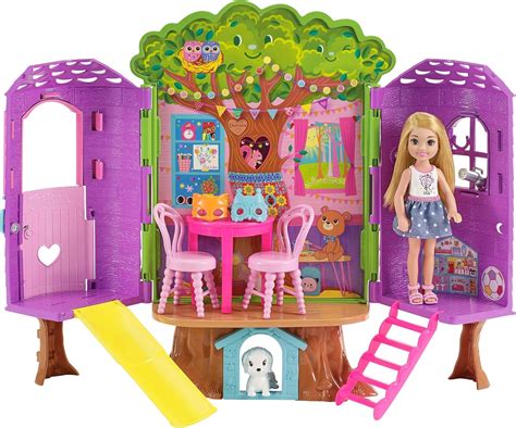 Amazon Es Barbie Chelsea Casa De Mu Ecas Casita Del Rbol Juguete