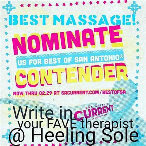 Heeling Sole Barefoot Massage On Instagram “have You Been Voting Every Day From Every Email