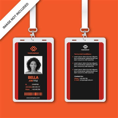 Premium Vector Modern Id Cards Vector Template