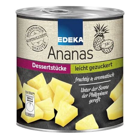 Edeka Ananas St Cke Leicht Gezuckert G In Der Dose Amazon De