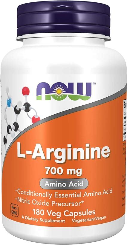 Amazon Now Supplements L Arginine Mg Nitric Oxide Precursor