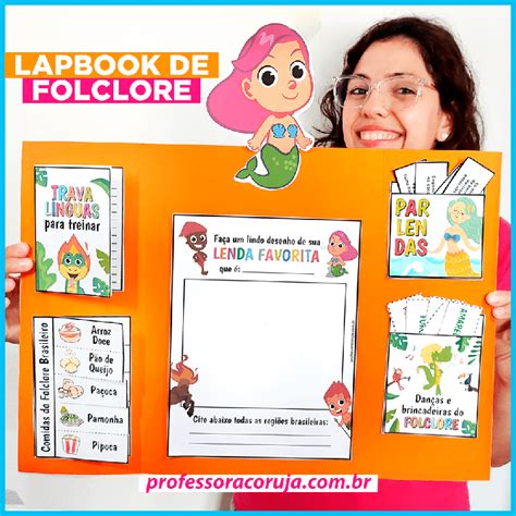 Lapbook De Folclore Professora Coruja